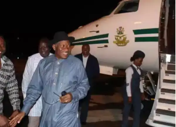 Photo: GEJ Still Flies Presidential Jets?